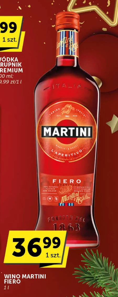Martini Rosato Aromatyzowany napój na bazie wina 1 l