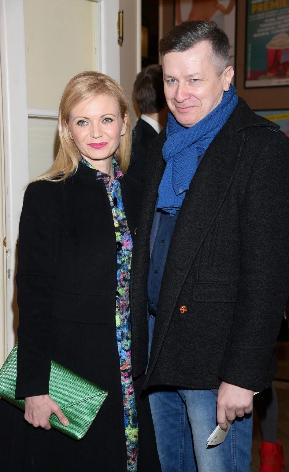 Olga Borys z mężem Olga Borys z mężem