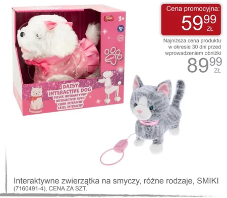 Interaktywny piesek Smiki
