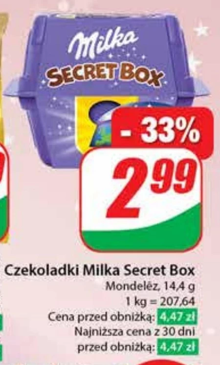 Milka Secret Box Czekolada mleczna 14,4 g