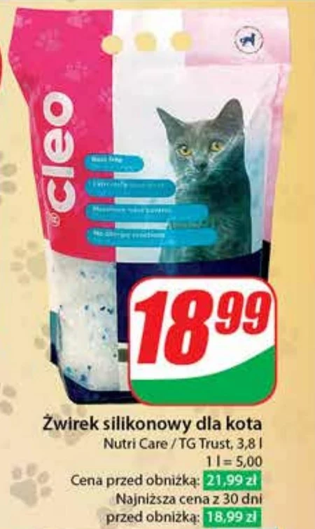 Żwirek silikonowy Cleo