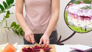 Sałatka może zachwycać wyglądem. Ta na bazie buraków i śledzi zaskoczy wszystkich gości