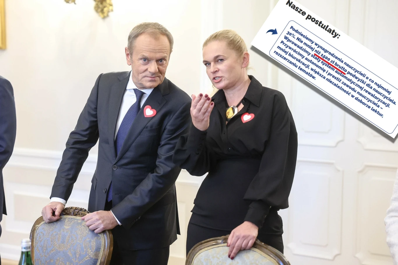 Donald Tusk i Barbara Nowacka wycofają się z 1500 zł czy nie? Donald Tusk i Barbara Nowacka wycofają się z 1500 zł czy nie?