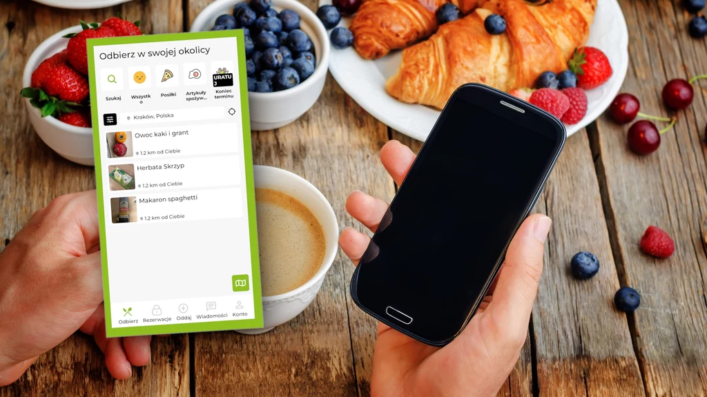 Polacy stworzyli aplikację Neverwaste, która pozwala za darmo dzielić się jedzeniem