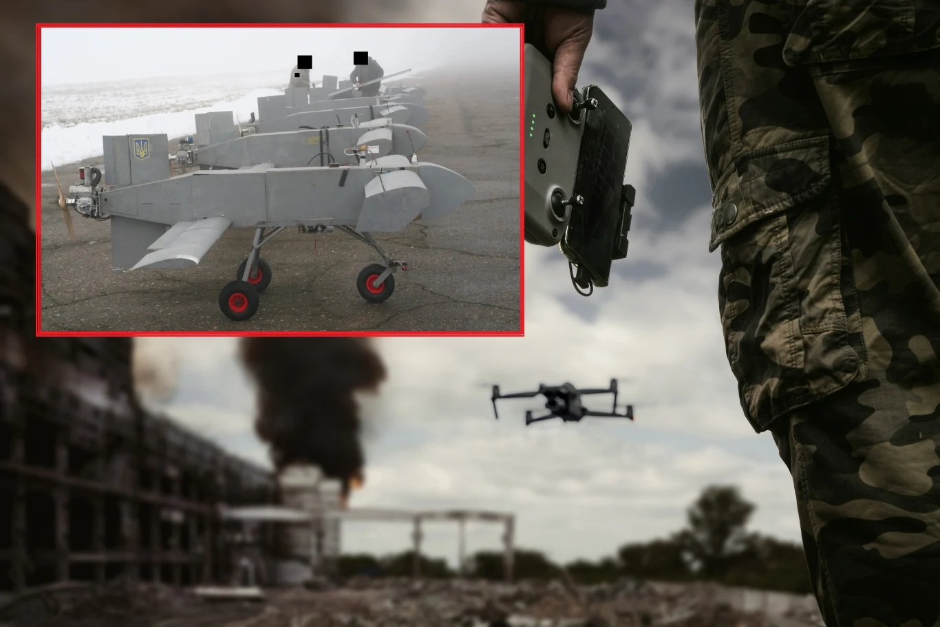 Ukraina rozpoczyna masową produkcję dronów kamikadze Ukraina rozpoczyna masową produkcję dronów kamikadze