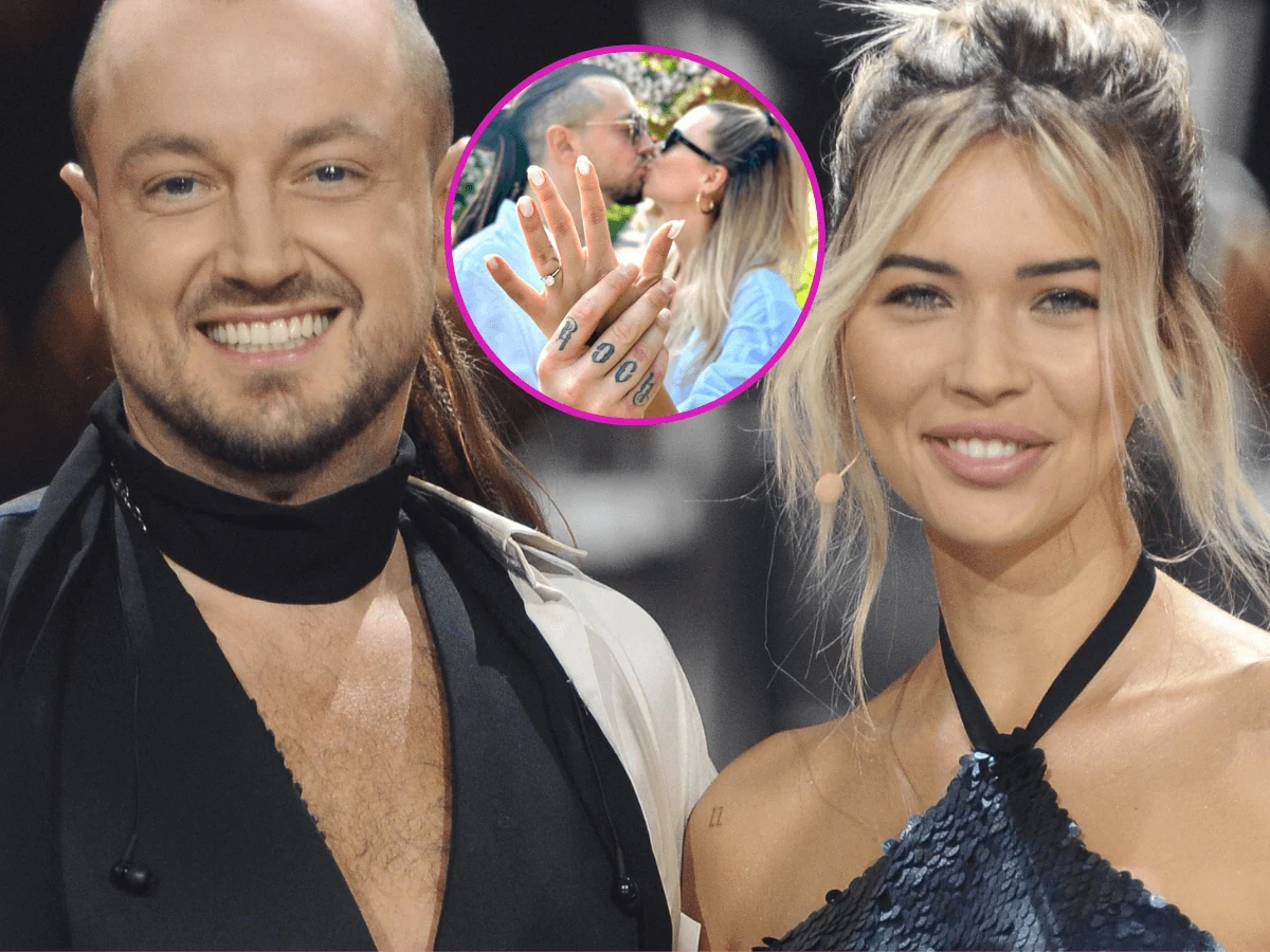 Sandra Kubicka i Alek Baron zaręczyli się Sandra Kubicka i Alek Baron zaręczyli się