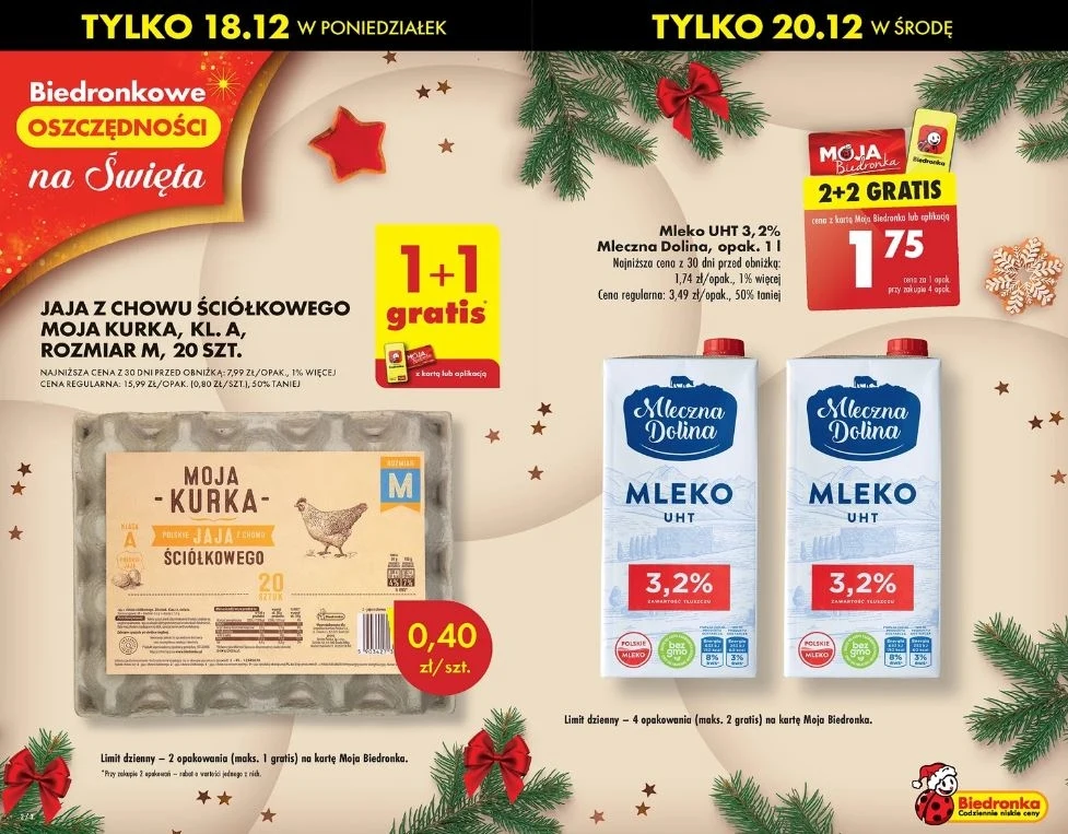 Biedronka oferuje gratisowe promocje!