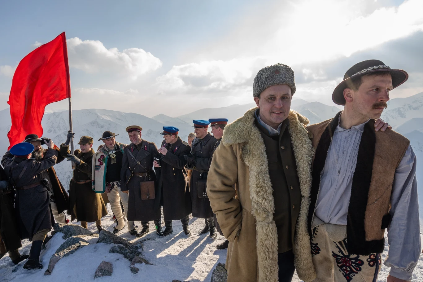 Kadr z filmu "Biała odwaga" Kadr z filmu "Biała odwaga"