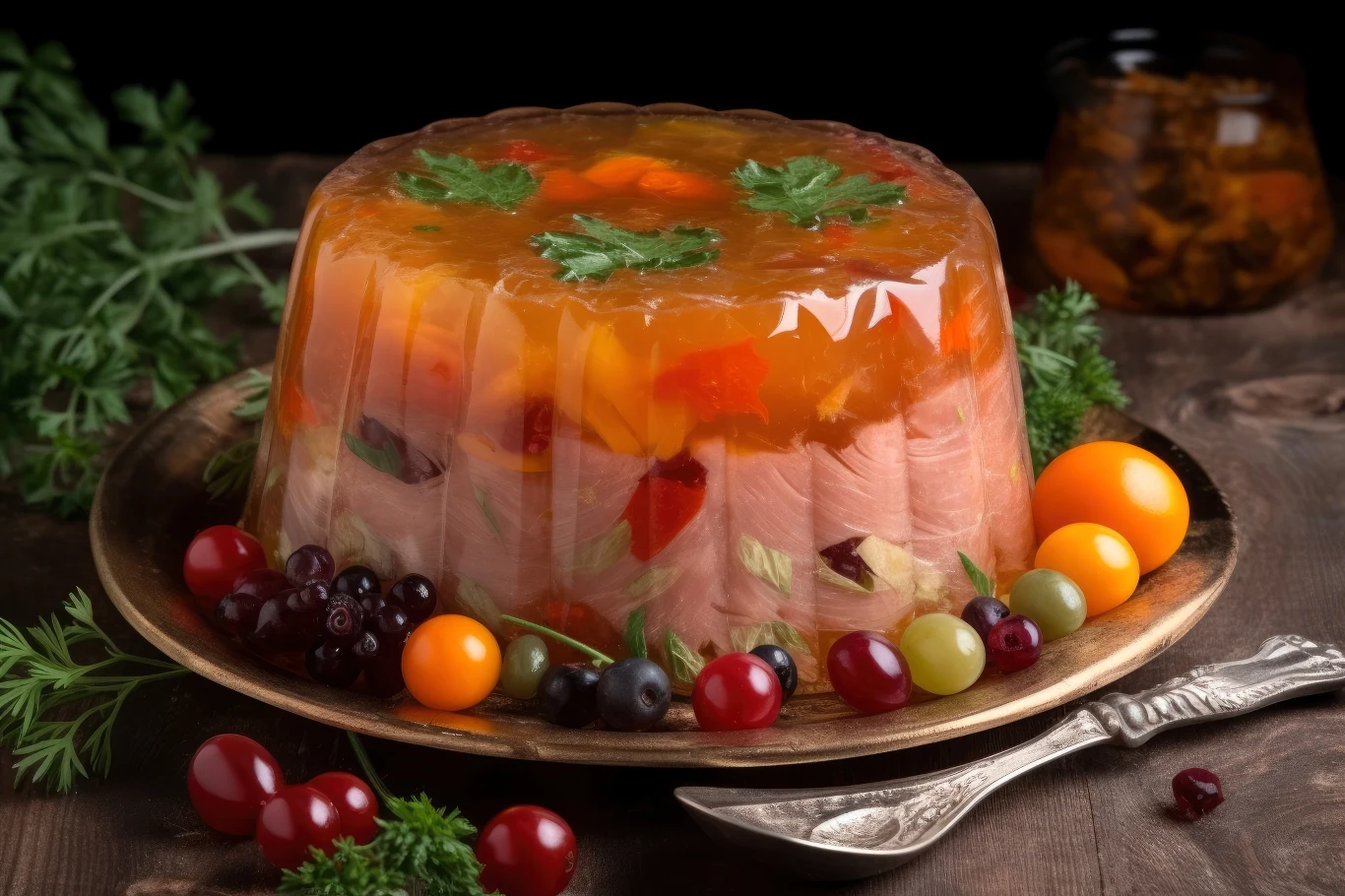 Galareta z mięsa musi być przezroczysta i odpowiednio doprawiona.