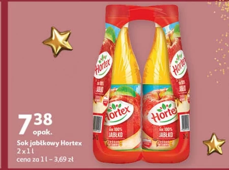 Hortex Sok 100 % jabłko 1 l