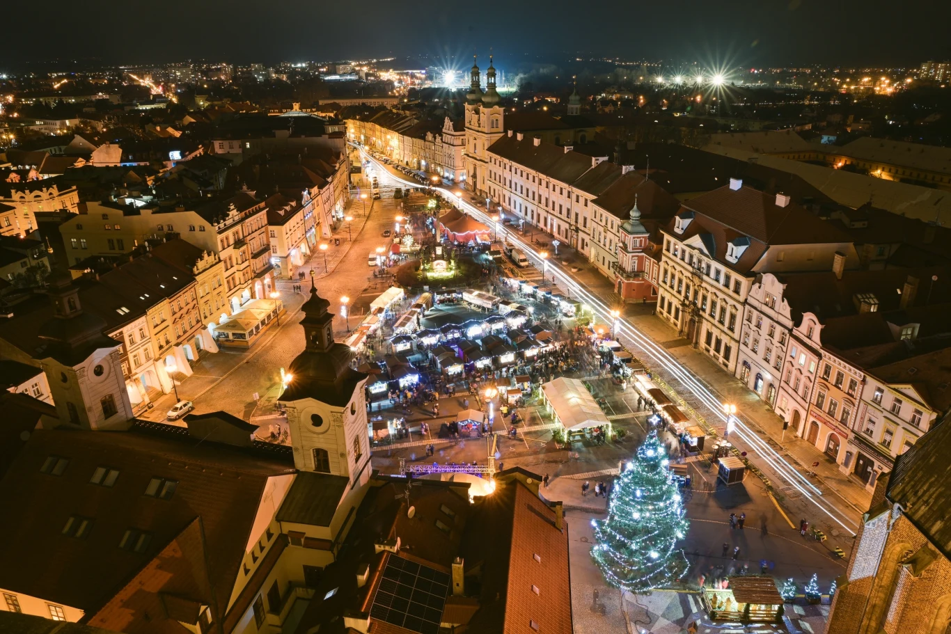 Hradec Králové - jarmark świąteczny Hradec Králové - jarmark świąteczny