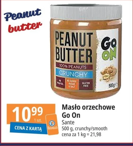 Masło orzechowe Go On!