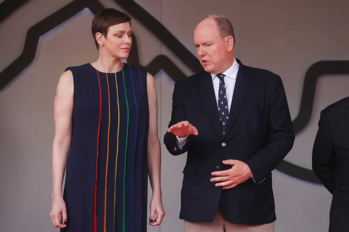 Księżna Charlene i książę Albert