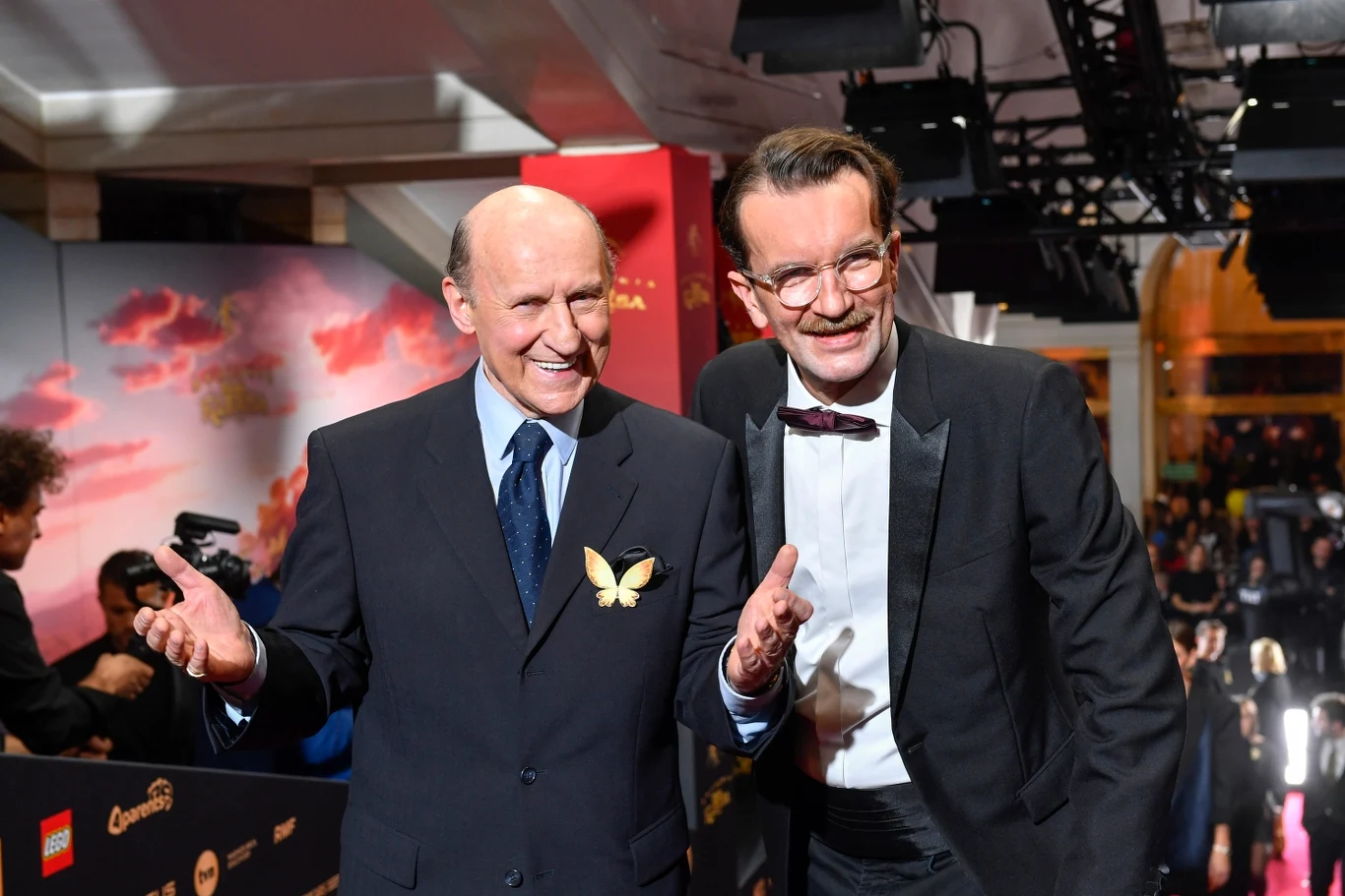 Piotr Fronczewski i Tomasz Kot na premierze filmu "Akademia Pana Kleksa" Piotr Fronczewski i Tomasz Kot na premierze filmu "Akademia Pana Kleksa"