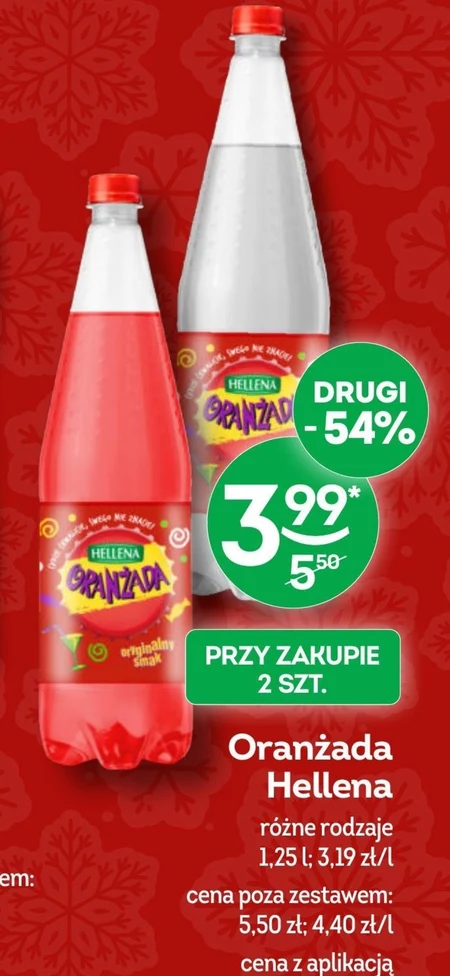 Oranżada Hellena Oranżada Zielona 1,25 l