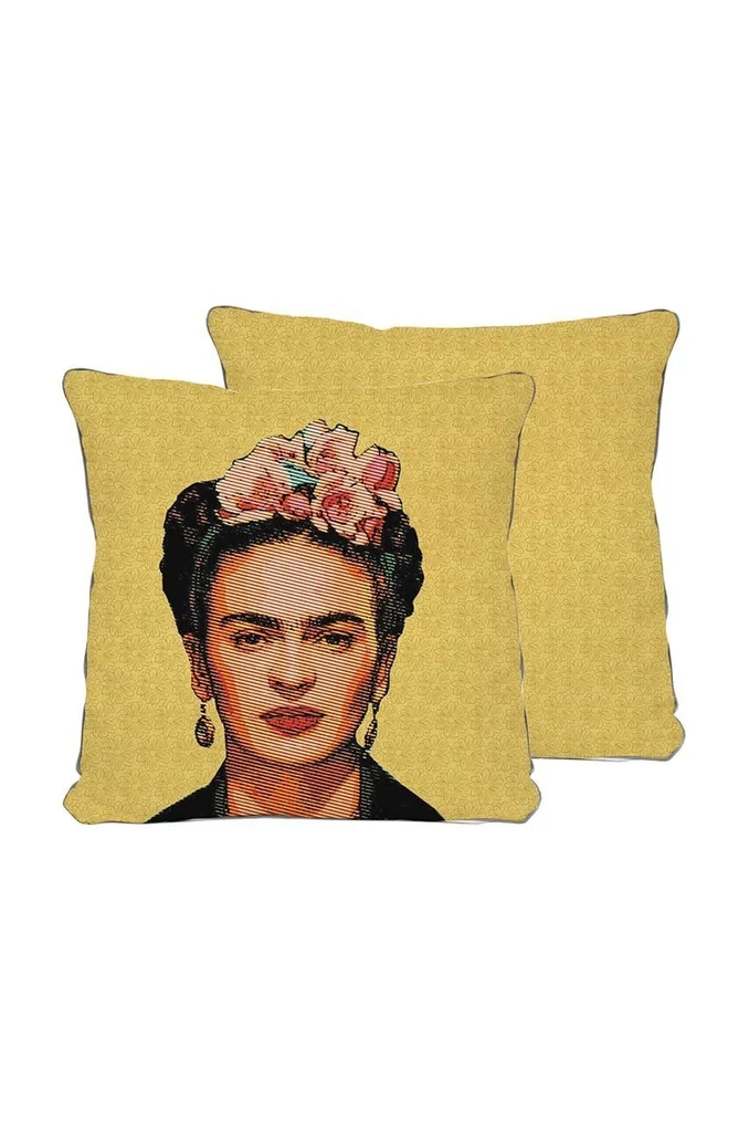 Poduszki dekoracyjne z podobizną Fridy Kahlo