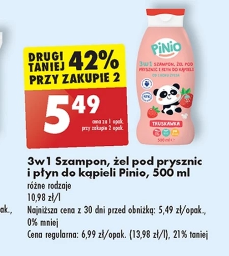Żel pod prysznic Pinio