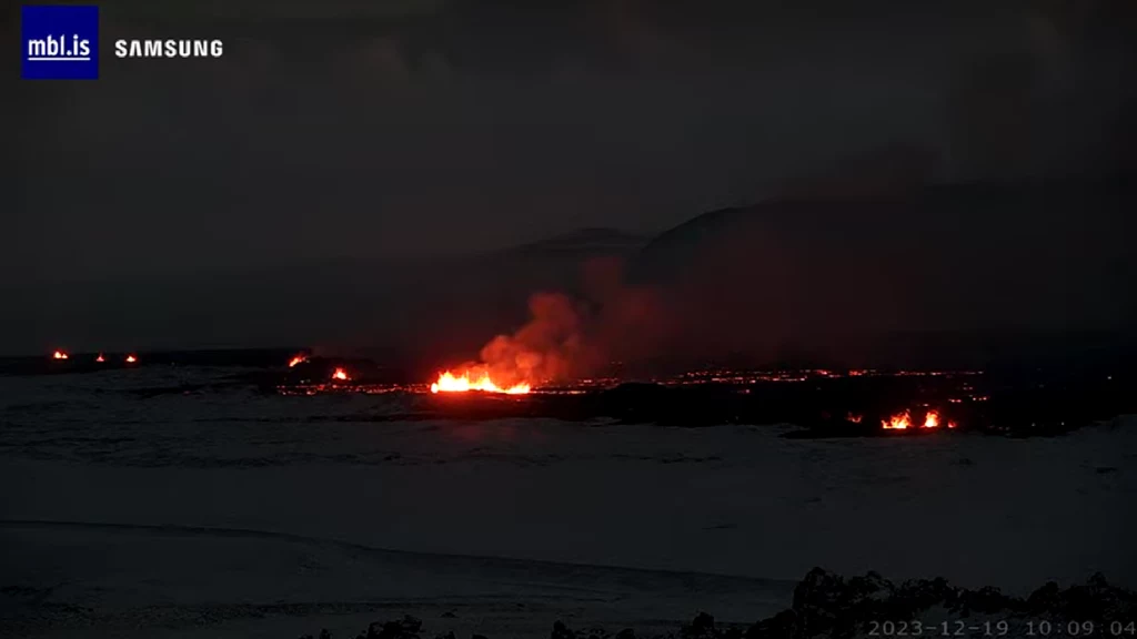 Erupcja wulkanu na Islandii