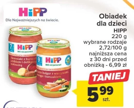 HiPP BIO Spaghetti Bolognese po 11. miesiącu 220 g