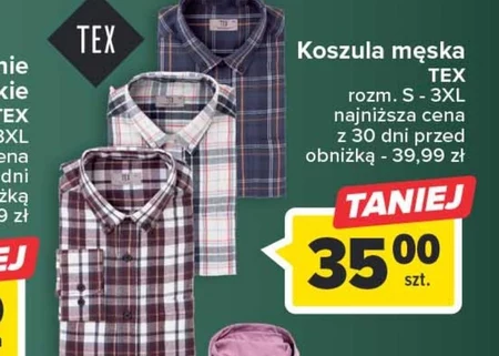 Koszula męska TEX