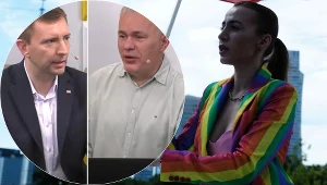 Zagotowało się w programie Roberta Mazurka po pytaniu o Mariannę Schreiber i obecność na jej walce męża