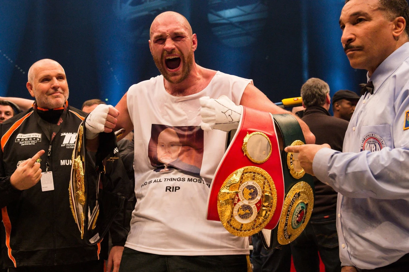 Tyson Fury po zwycięstwie nad Władimirem Kliczką