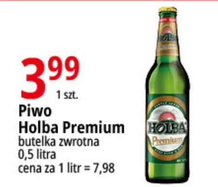 Holba Premium Piwo jasne pełne lager 0,5 l