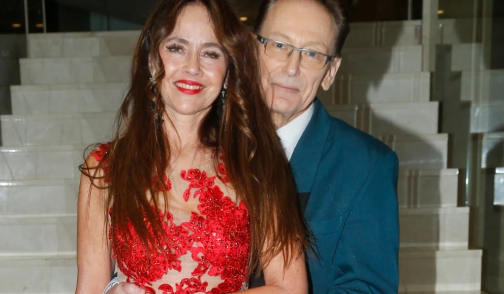 Jacek Borkowski z narzeczoną