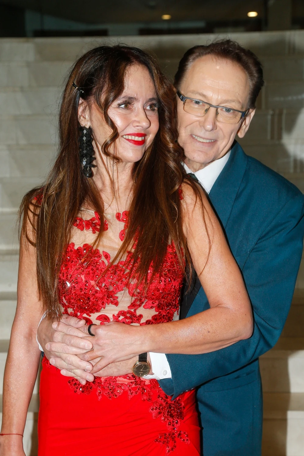 Jacek Borkowski z narzeczoną