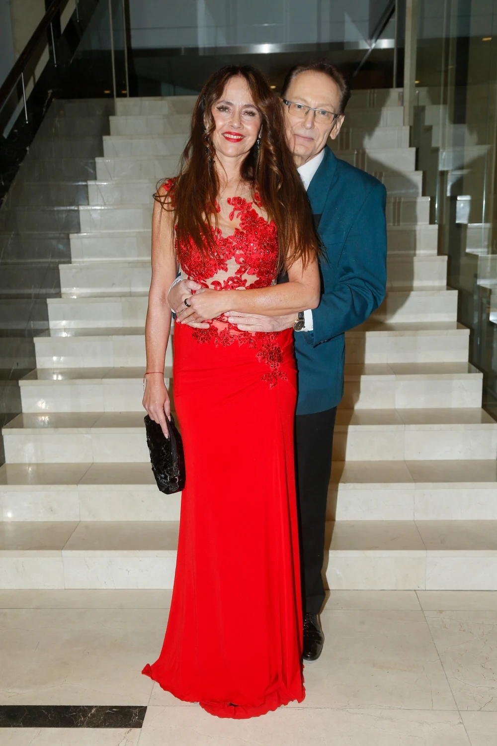 Jacek Borkowski z narzeczoną