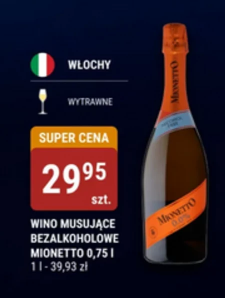 Wino bezalkoholowe Mionetto
