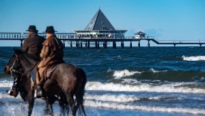 Niemcy boją się polskiej inwestycji w Świnoujściu. Na zdj. plaża w przygranicznej gminie Heringsdorf