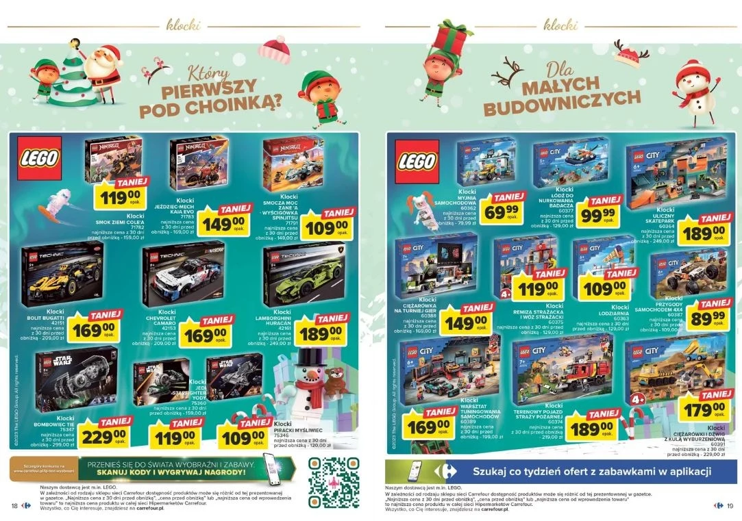 Carrefour oferuje promocje na klocki Lego!