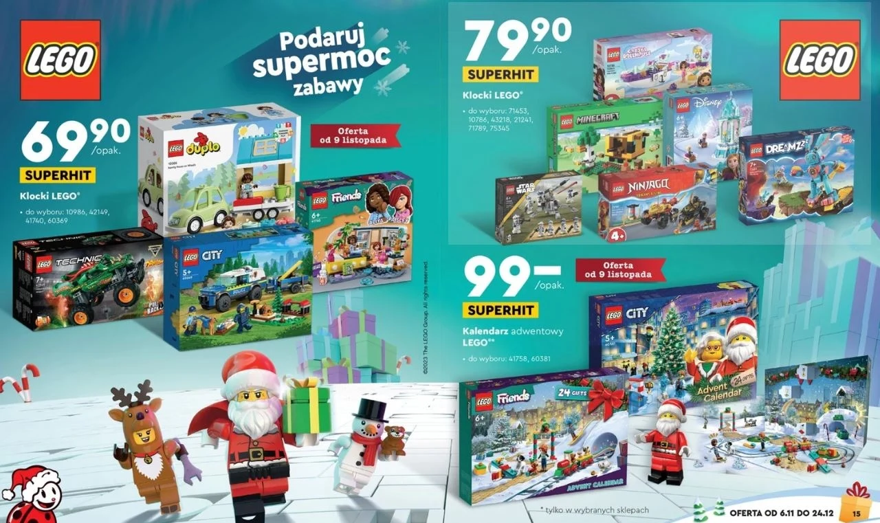 Biedronka oferuje klocki Lego w niskich cenach!