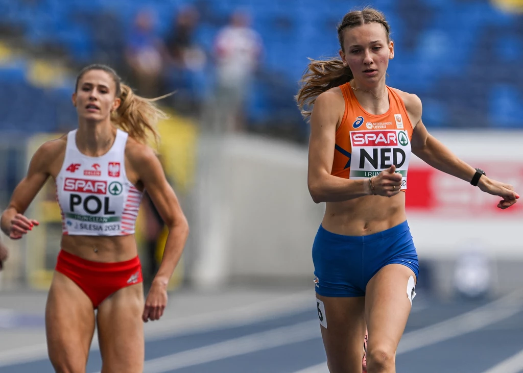 Femke Bol i Natalia Kaczmarek (z lewej) Femke Bol i Natalia Kaczmarek (z lewej)
