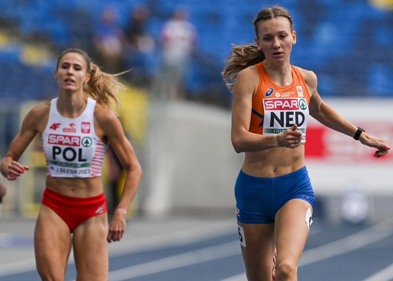 Femke Bol i Natalia Kaczmarek (z lewej) Femke Bol i Natalia Kaczmarek (z lewej)