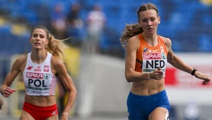 Femke Bol i Natalia Kaczmarek (z lewej)