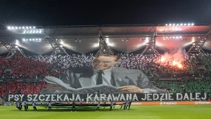 Oprawa przed meczem Legia Warszawa - AZ Alkmaar