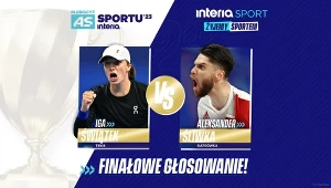"As Sportu 2023" - finałowe głosowanie. Iga Świątek vs Aleksander Śliwka