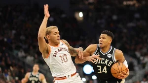 Jeremy Sochan kontra Giannis Antetokounmpo