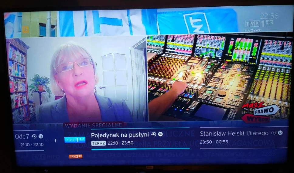 Wydanie specjalne serwisu TVP Info na kanale głównym - TVP 1 Wydanie specjalne serwisu TVP Info na kanale głównym - TVP 1