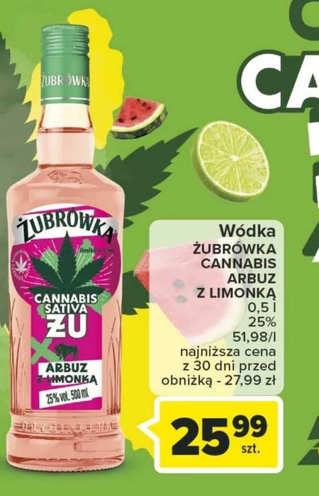 Wódka smakowa Żubrówka
