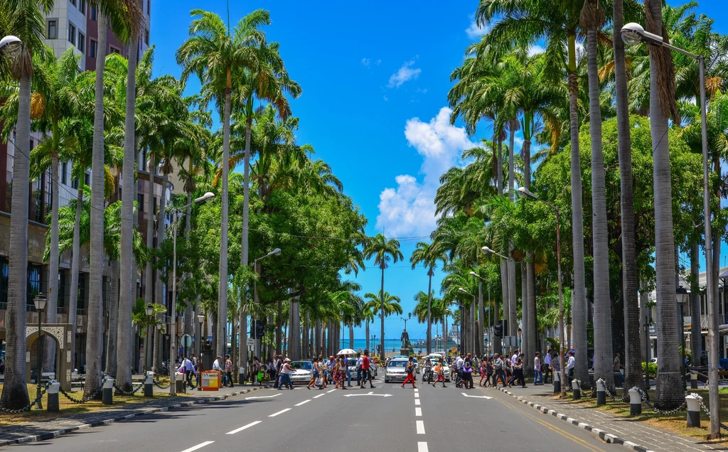 Port Louis na Mauritiusie.