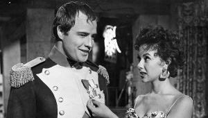 Marlon Brando i Rita Moreno na planie filmu "Desiree"