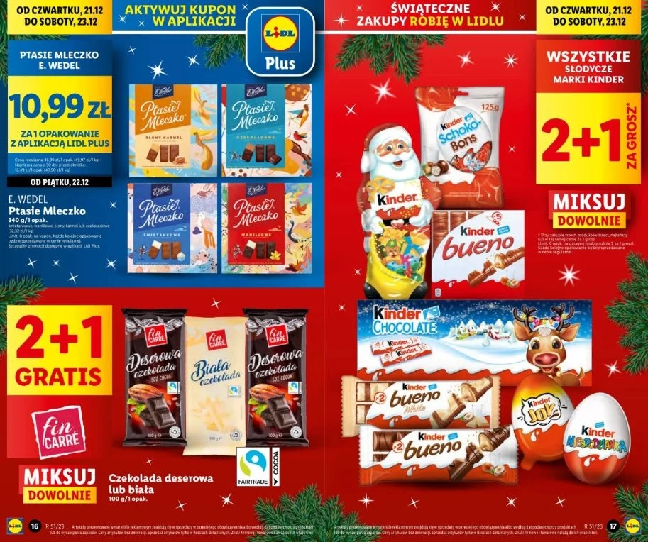 Lidl oferuje promocję na słodycze Kinder!