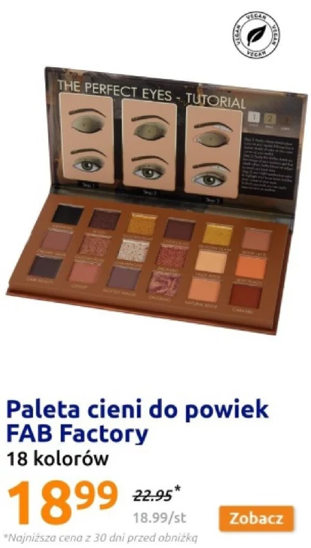 Paleta cieni do powiek FAB Factory