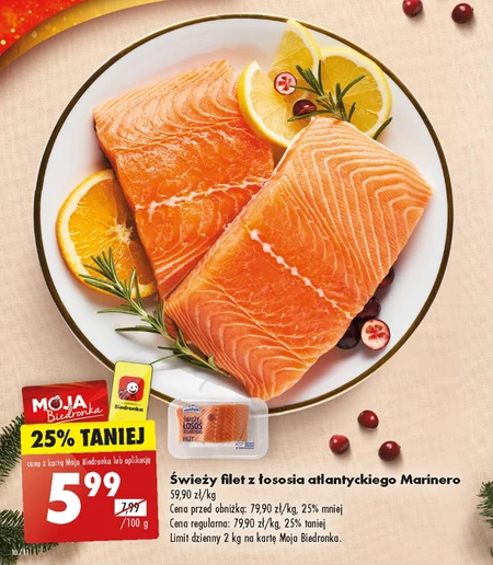 Filet z łososia Marinero