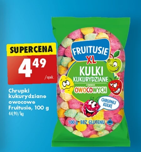 Chrupki kukurydziane Fruitusie