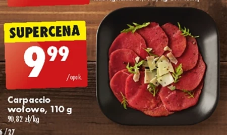 Carpaccio wołowe