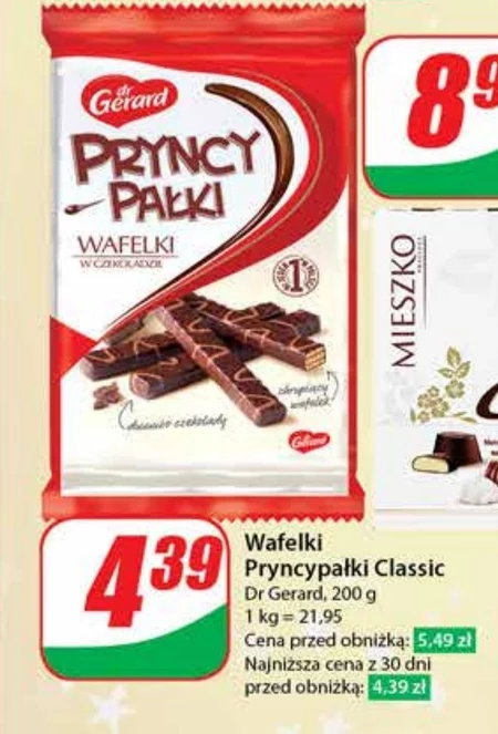 dr Gerard PryncyPałki Wafelki w czekoladzie 200 g